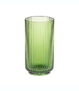 Vaso alto de plástico Studio 3B™ con diseño texturizado color verde