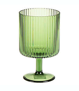 Copa de plástico Studio 3B™ con diseño texturizado color verde