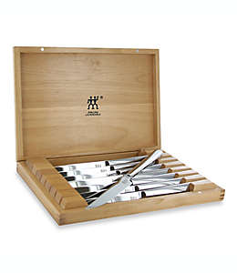 Cuchillos para carne de acero inoxidable Zwilling® J.A. Henckels con caja de presentación, Set de 8 pzas.