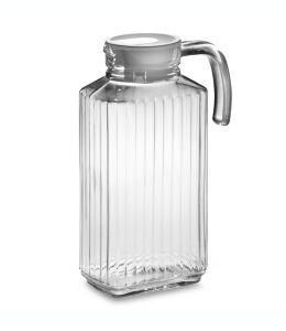 Jarra de vidrio Quadro®, de 1.69 L con tapa