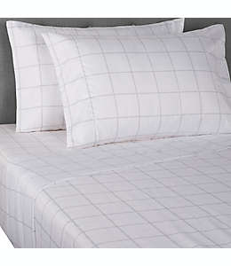Set de sábanas queen de microfibra Simply Essential™ Truly Soft™ color blanco ventana