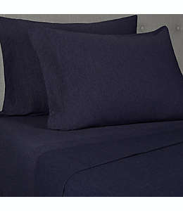 Fundas de algodón para almohadas estándar/queen Simply Essential™ color mezclilla