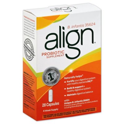 Align® 28-Count Probiotic Supplement Capsules - Bed Bath & Beyond