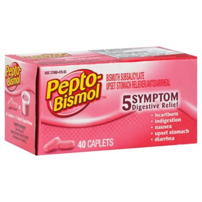 Pepto-Bismol Original 40-Count Caplets - Bed Bath & Beyond