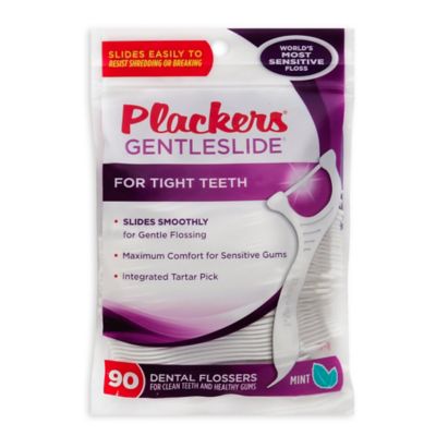 Plackers Dental Floss Gentle Fine 90-Count Flossers - Bed Bath & Beyond