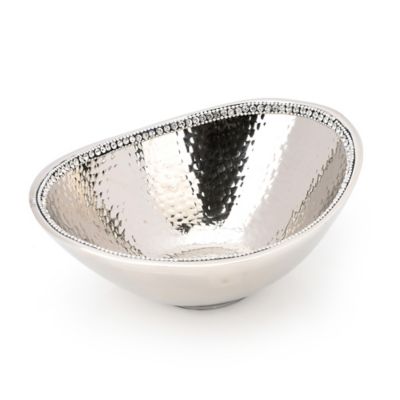 Classic Touch Hammmered Stainless Steel Candy Dish - Bed Bath & Beyond