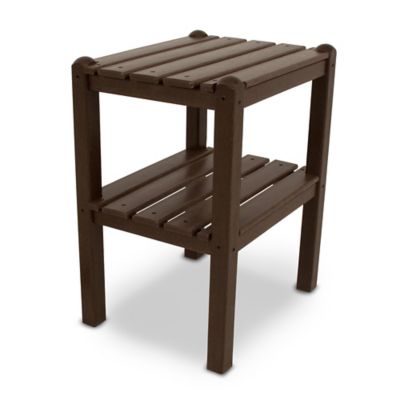 Buy POLYWOOD® 2 Shelf Side Table in Mahogany from  Bed Bath & Beyond
