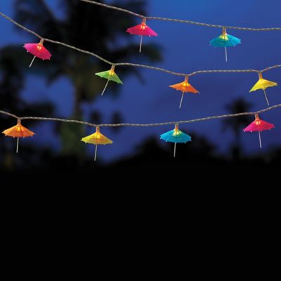 umbrella with string lights