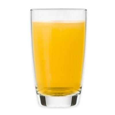 water and juice glasses