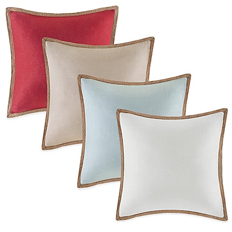 Linen Square Throw Pillow - Bed Bath & Beyond