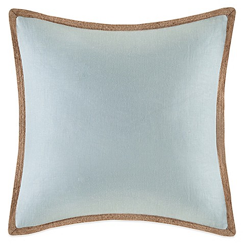 Buy Linen Square Throw Pillow in Brown from Bed Bath & Beyond