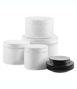 Contenedores de plástico SALT™ para platos, 4 piezas