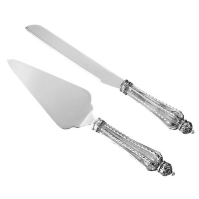 Lillian Rose Crown 2 Piece Cake Knife and Server Set Lillian Rose Crown 2 Piece Cake Knife and Server Set