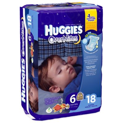 Huggies® Overnites Size 6 Jumbo Pack 18-Count Diapers - Bed Bath & Beyond