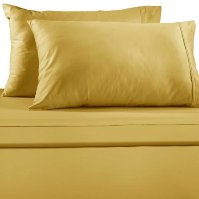 Buy Lakeside California King Sheet Set in Yellow from Bed ...