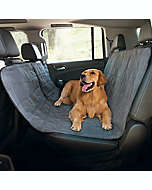 Protector de poliéster Pawslife™ acolchado para asiento de carro tipo hamaca color gris