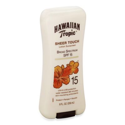 sunscreen radiance hawaiian tropic lotion sheer ultra touch spf oz