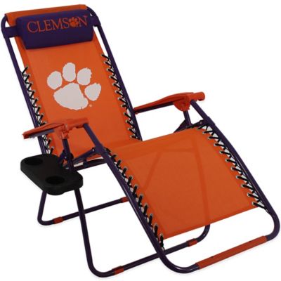 Clemson University Zero Gravity Chair  Bed Bath \u0026 Beyond