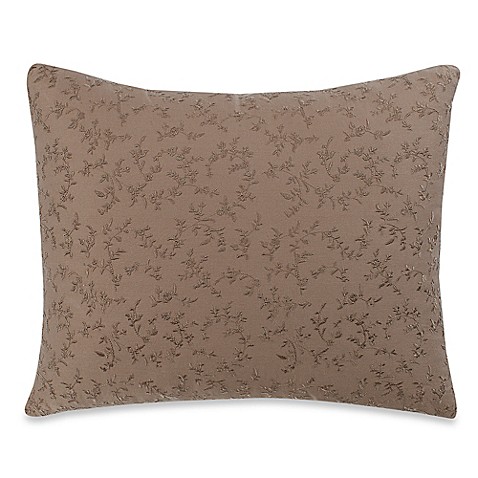 Wamsutta Vintage Washed Embroidered Oblong Throw Pillow in Linen - Bed Bath & Beyond
