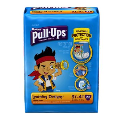 Pull-Ups® Learning Designs® Jumbo 22-Count Disposable Boy's 3T in 4T ...