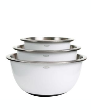 Tazón para mezclar de acero inoxidable OXO™ Good Grips, Set de 3