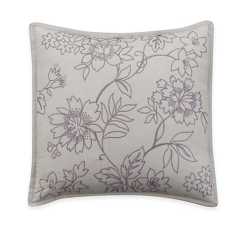 Helena Square Throw Pillow in Purple - Bed Bath & Beyond