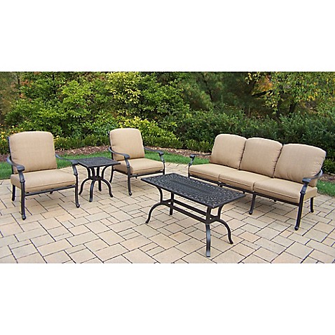 Oakland Living Clairmont Patio Furniture Collection - Bed ... Oakland Living Clairmont Patio Furniture Collection - Bed ... on Oakland Living Patio Sets id=76613