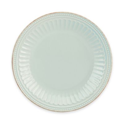 lenox french perle groove blue oval plat