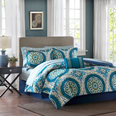 madison park essentials serenity complete comforter set cora