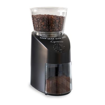 Capresso® Infinity Black Conical Burr Grinder - Bed Bath & Beyond