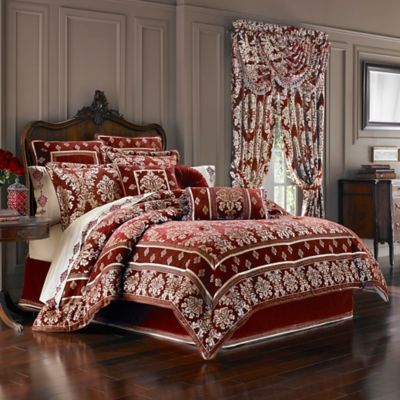 j queen new york crimson comforter se