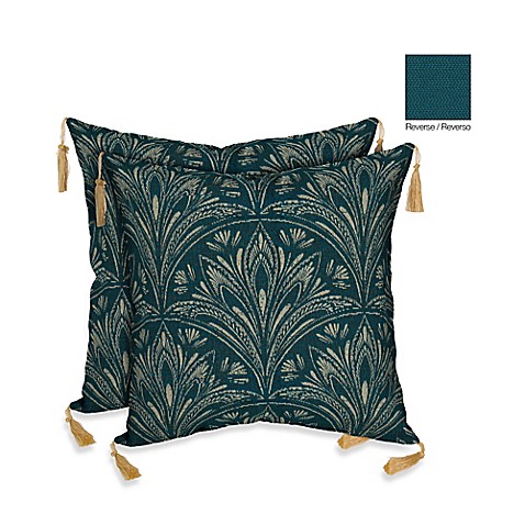 Buy Bombay 16-Inch Royal Zanzibar Throw Pillow (Set of 2) from Bed Bath & Beyond