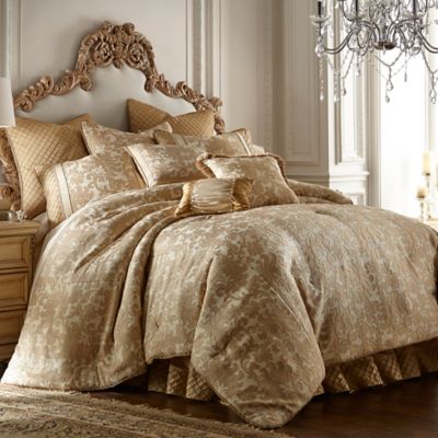 4-Pc Austin Horn Classic Queen Casablanca Comforter Set Floral Damask ...