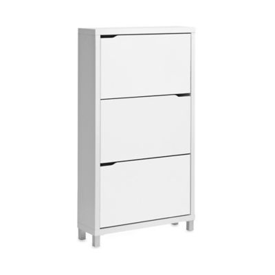 Baxton Studio Simms 3-Tier Shoe Cabinet - Bed Bath & Beyond