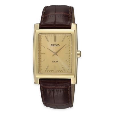 seiko men's rectangular watches