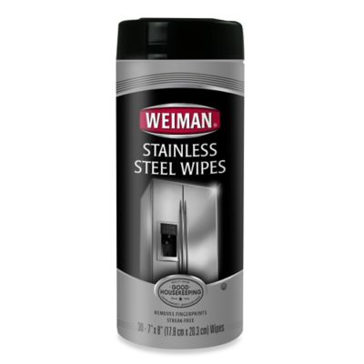 Toallitas desechables Weiman® para limpiar acero inoxidable