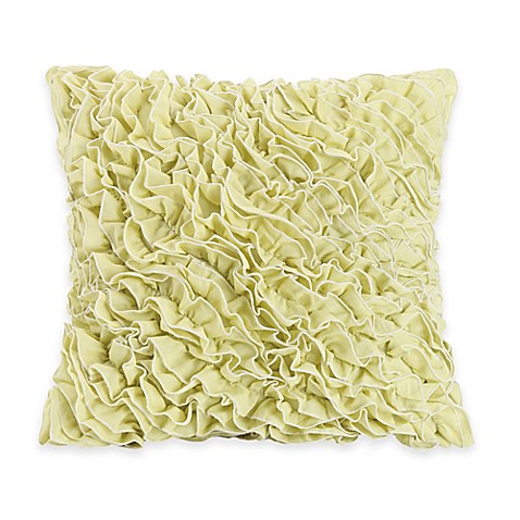 Buy Jessica Simpson Elodie Square Ruffled Throw Pillow from Bed Bath & Beyond