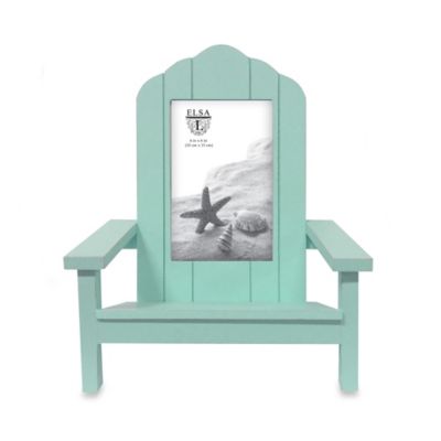 Elsa L Coastal 4-Inch x 6-Inch Adirondack Chair Picture 