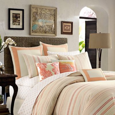 tommy bahama la scala breezer papaya duvet cove