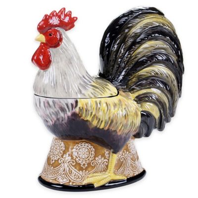 Certified International Vintage Rooster Cookie Jar - Bed Bath & Beyond