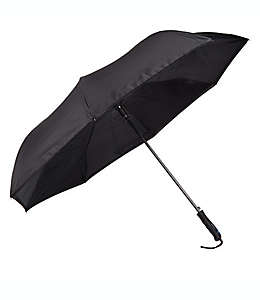 Paraguas de poliéster BetterBrella™ automático con tecnología inversa para abrir y cerrar color negro