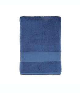 Toalla de medio baño de algodón lisa Therapedic® color azul mezclilla