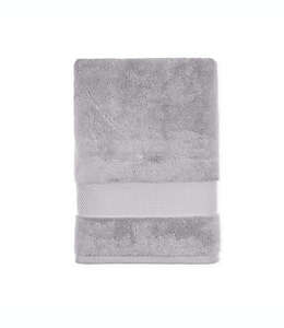 Toalla de medio baño de algodón lisa Therapedic® color gris