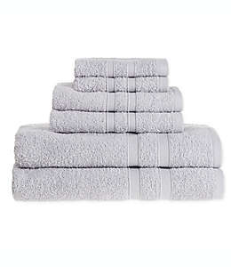 Set de toallas de algodón Simply Essential™ color gris