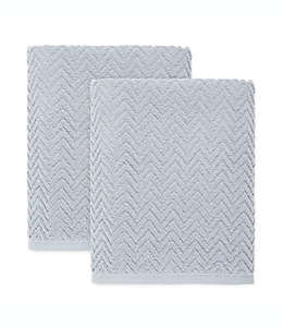 Set de toallas de medio baño de algodón Simply Essential™ color gris