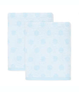 Set de toallas de medio baño de algodón Simply Essential™ color azul