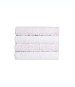 Set de toallas de algodón para manos Simply Essential™ color rosa agua