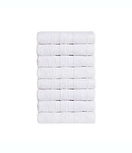 Set de toallas faciales de algodón Simply Essential™ color blanco brillante