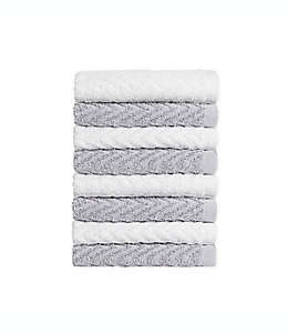 Set de toallas faciales de algodón Simply Essential™ color gris