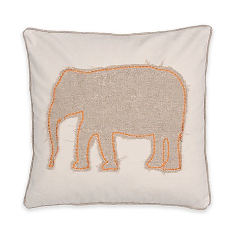 Levtex Home Windsong Elephant Square Throw Pillow - Bed Bath & Beyond